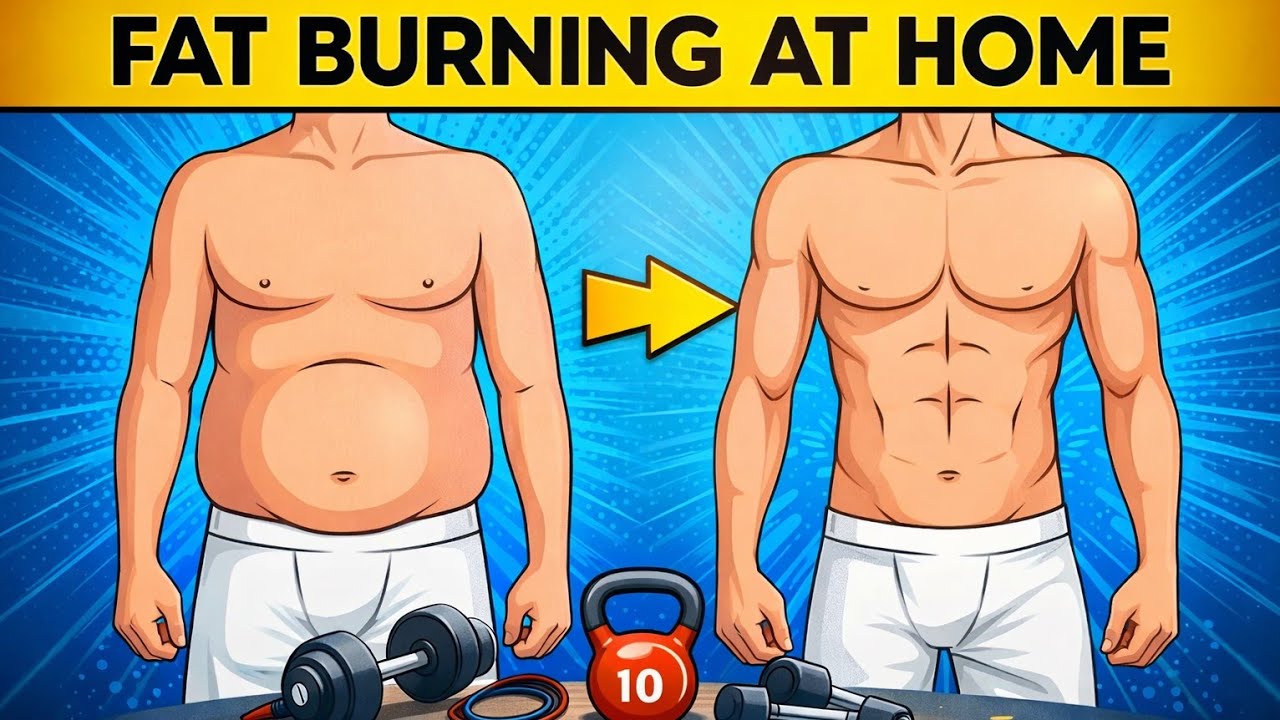 30 Min Fat Burning Workout at Home 🔥 Lose Belly Fat Fast | No Equipment Full Body