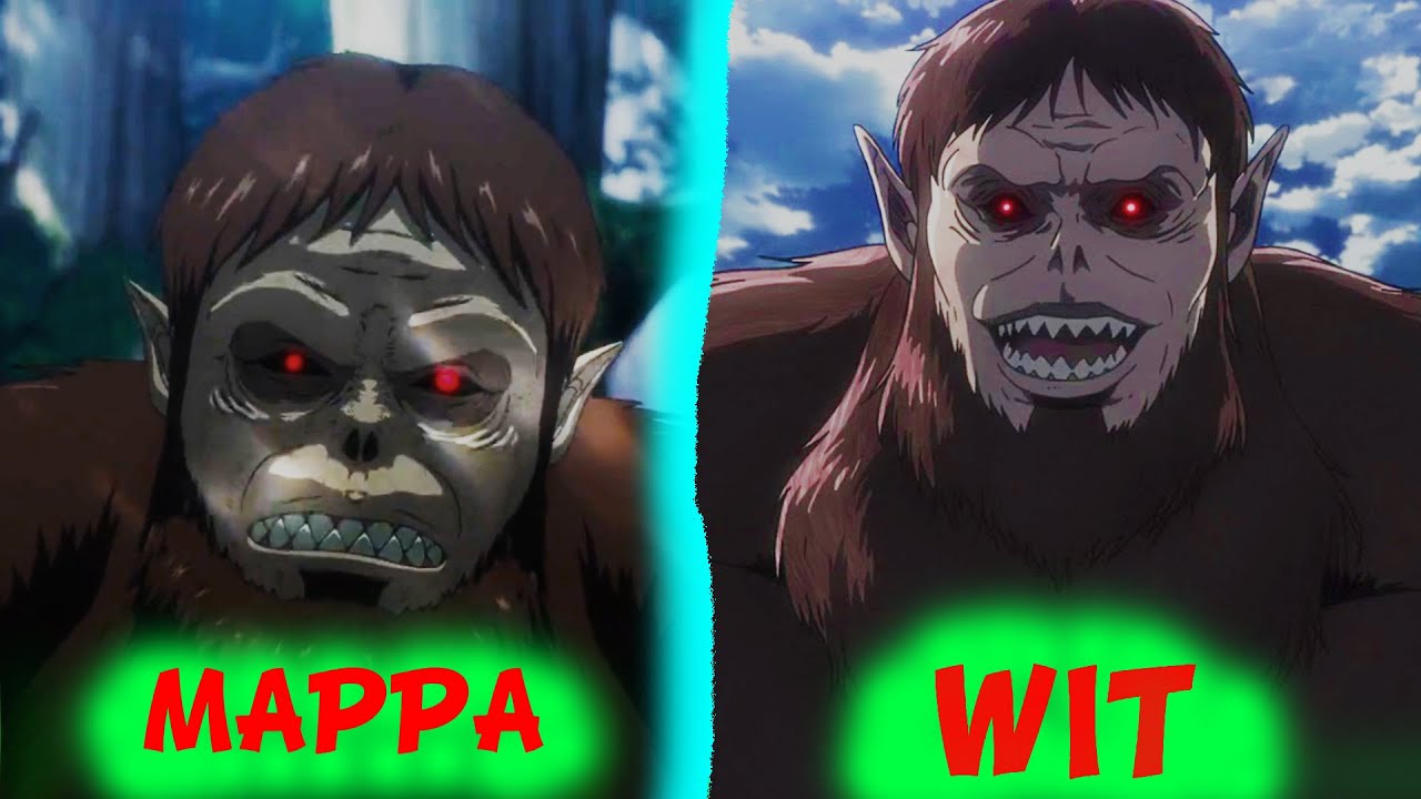 Титаны от студии MAPPA vs WIT\Атака Титанов\GeekSheldor