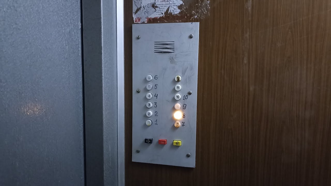 (Съемка в 60fps) 🏨 ДОМ 2003 ГОДА! Привод дверей стал быстрее! | Лифт МЛЗ ≈ 1990 г.в.