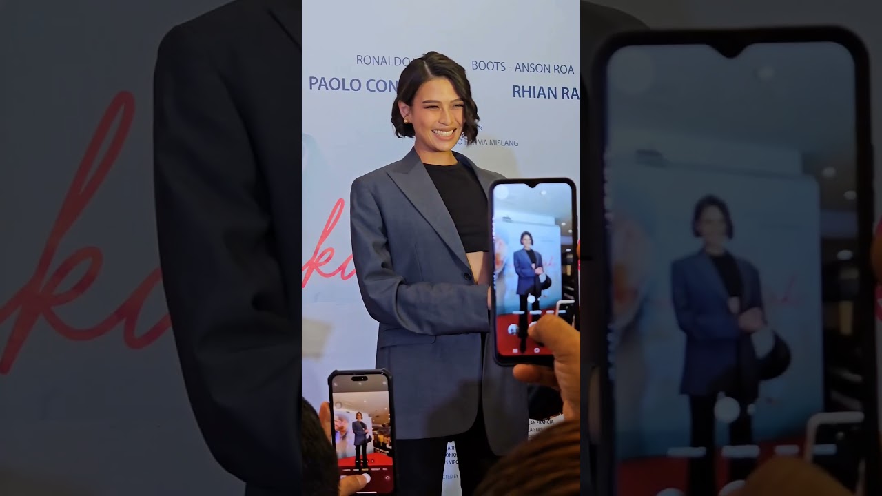 Miss Universe Philippines 2023 Michelle Dee, umattend sa Premiere Night ni Rhian Ramos