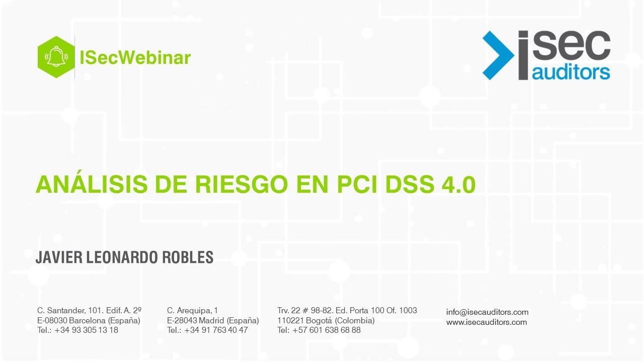 Análisis de riesgo en PCI DSS v.4.0