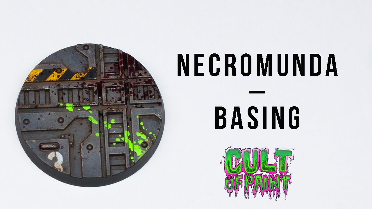How to Paint a base for Necromunda, Warhammer 40k 9th Edition, Sector Mechanicus & Sector Imperialis
