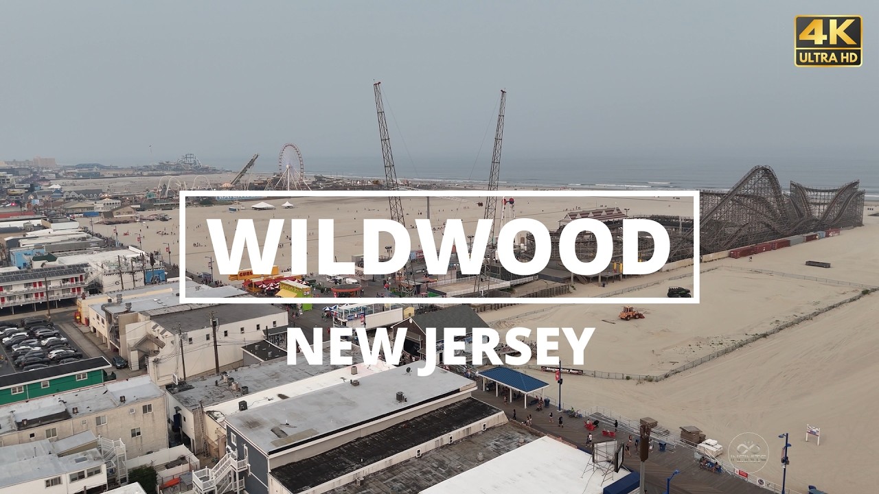 Wildwood, New Jersey - [4K] Drone Tour