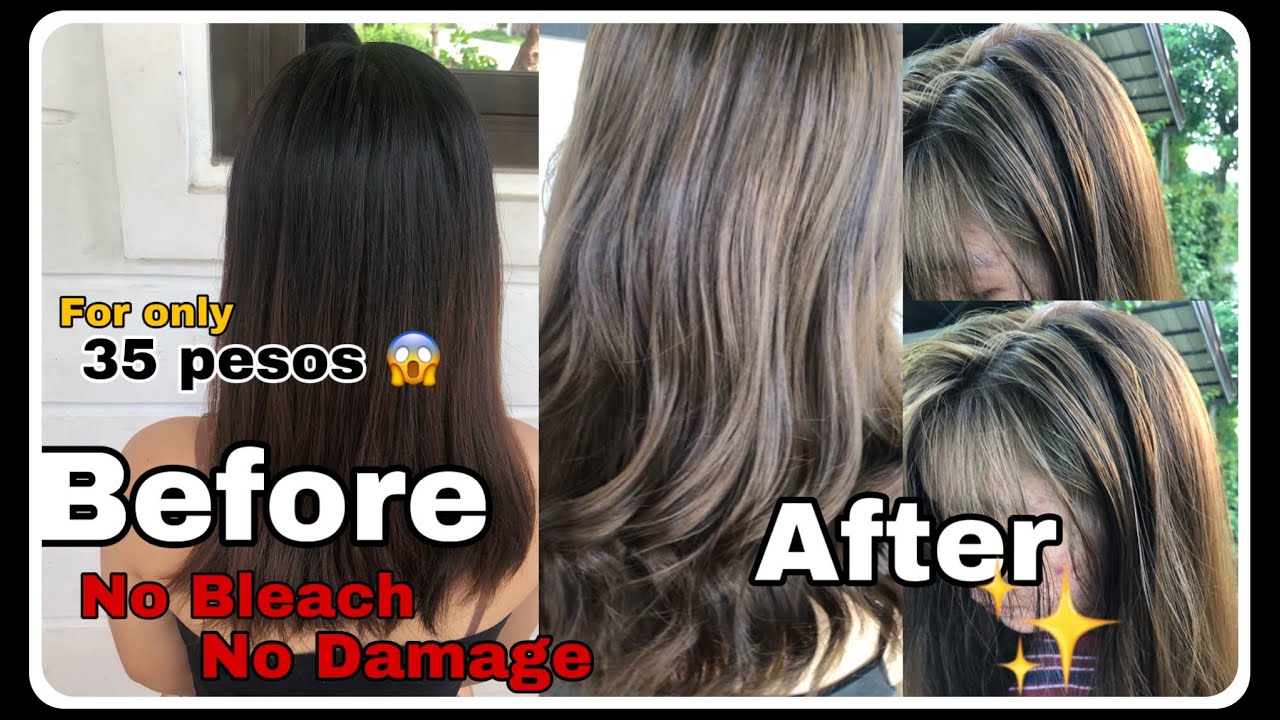 DIY Non bleach affordable hair color | Ash blonde Bremod