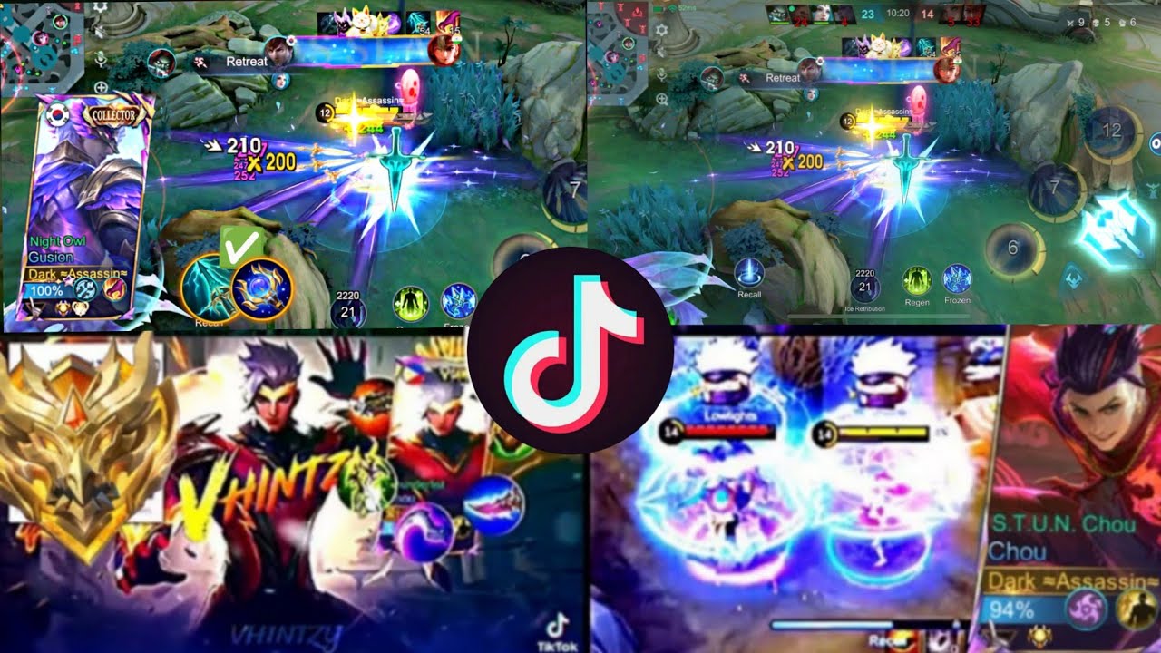 CHOU FREESTYLE - ML TIKTOK FREESTYLE, HIGHLIGHTS AND EDIT►Tongits Go GUSION GAMEPLAY 💯
