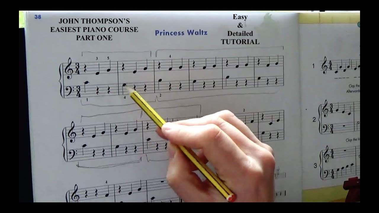 Learn Princess Waltz on Piano | John Thompson’s Easiest Piano Course Part 1