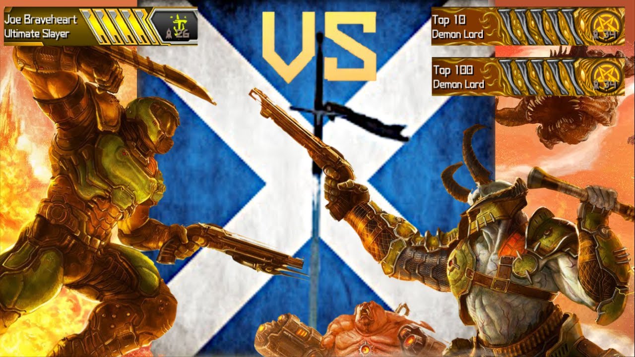 Doom Eternal Top 100 Ultimate Slayer Vs a Top 10 and Top 100 Demon Epic Gameplay No Crosshair