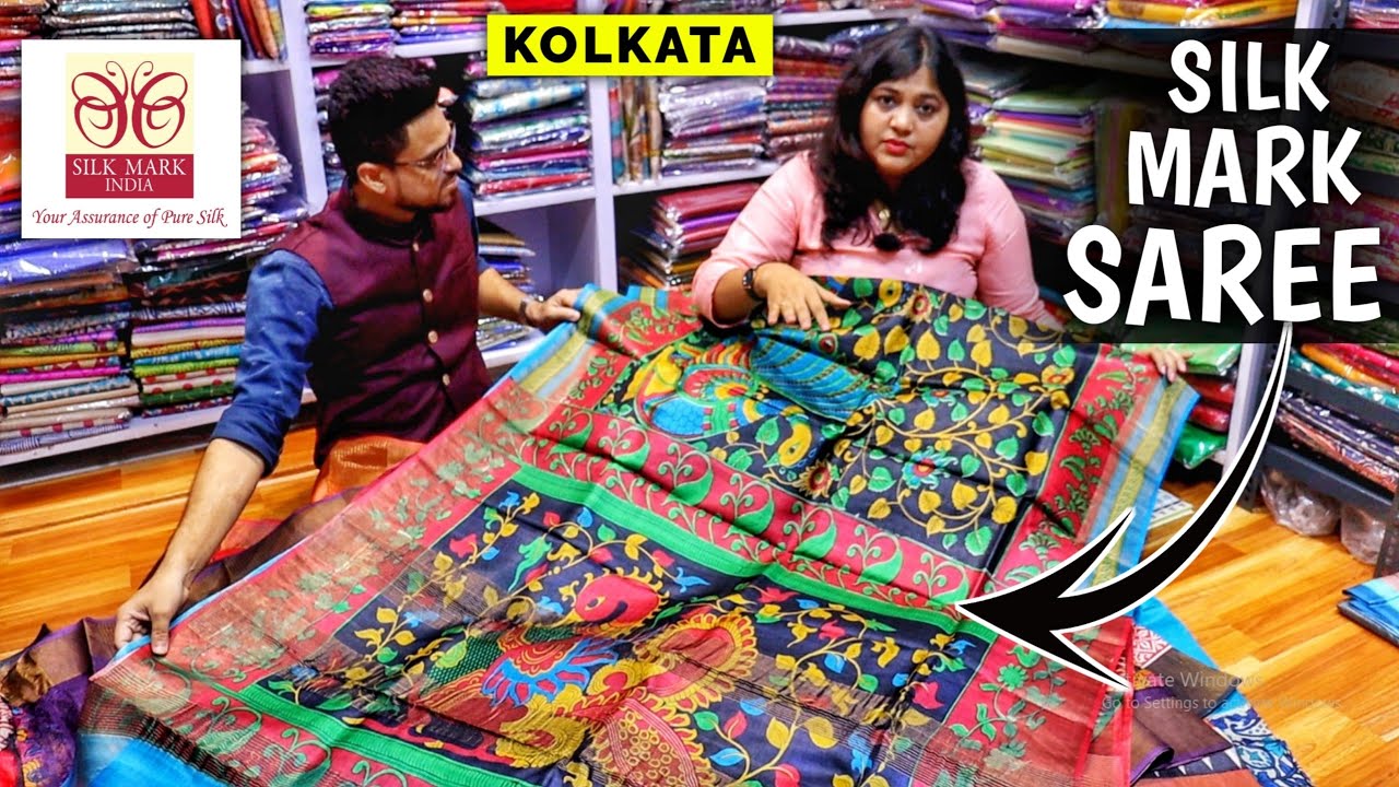 100% Authentic Pure Silk Saree & Bishnupuri Tussar Saree Wholesale in Kolkata || SILK MARK CERTIFIED