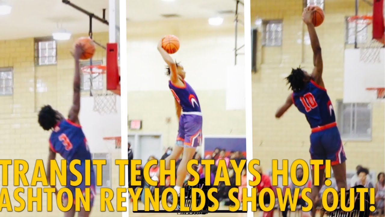Transit Tech SHOWS OUT Against Wingate! Ashton Reynolds Drops 24 Points!