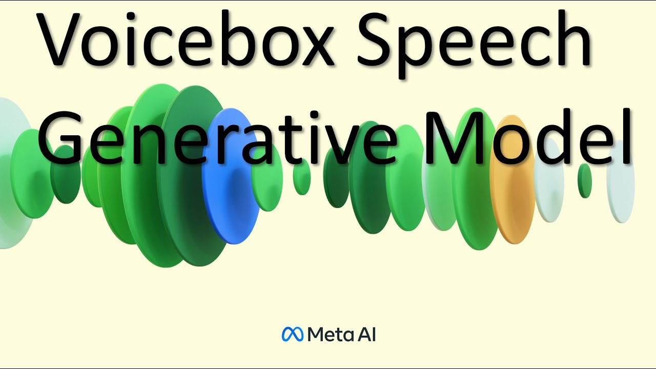 Meta AI Voicebox SOTA speech generative model Text to Speech AI