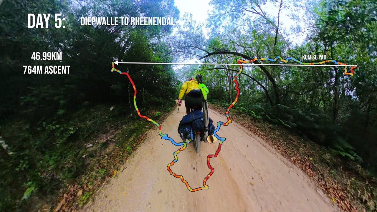 Garden Route Gravel 2026 Day 5: Diepwalle to Rheenendal via KOM SE PAD