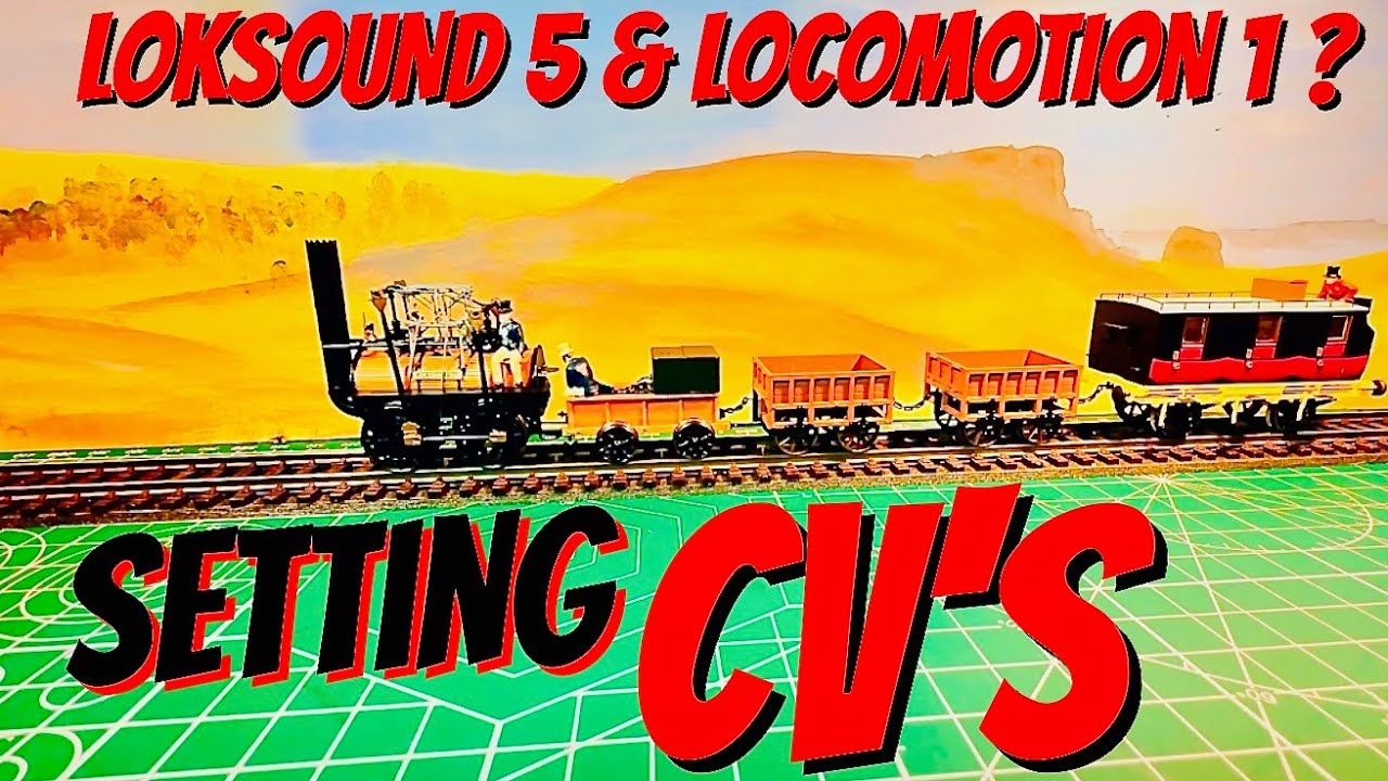 Hornby Locomotion No:1 DCC ESU CV Write | Read | Reset | Calibrate | Set Chuff Rate & Sounds | ml57