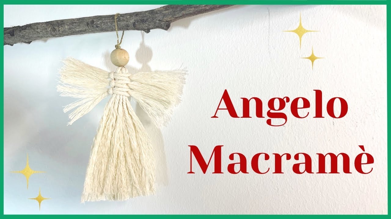 ANGELO MACRAMÈ - Decorazioni Natale