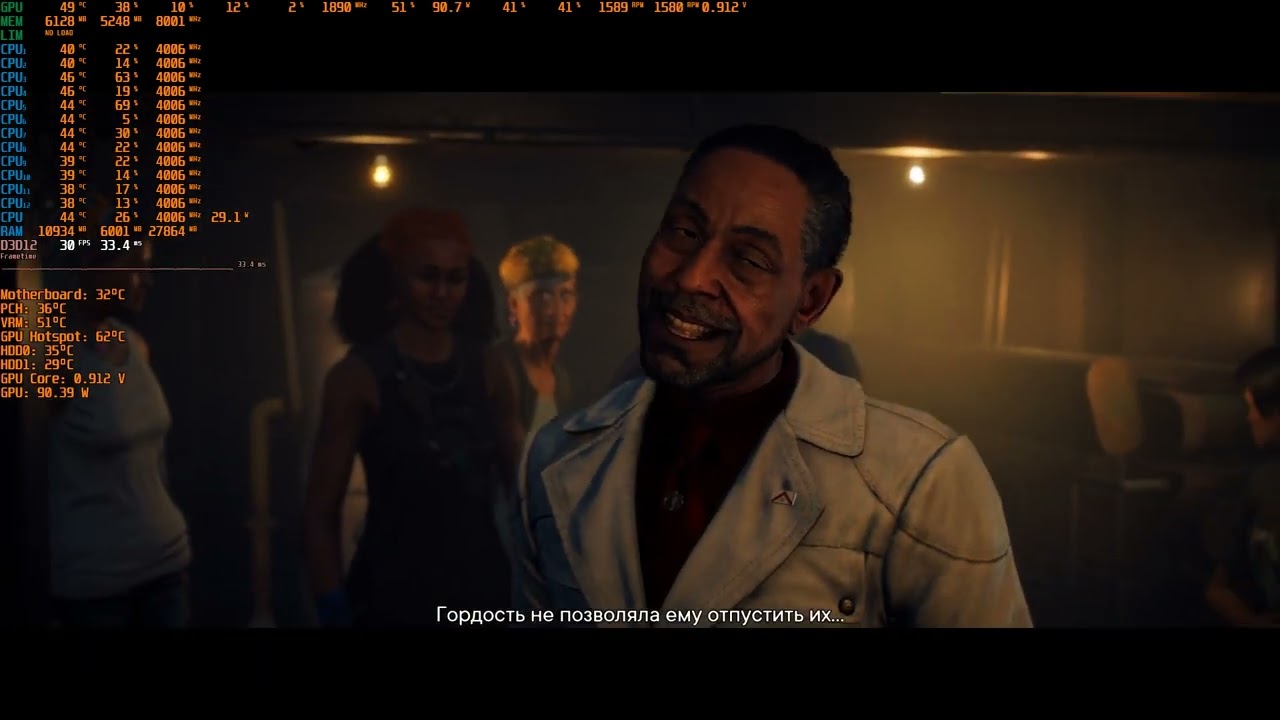 Far Cry 6 2022 RTX 3060 Ti Palit Dual / i5 10400f