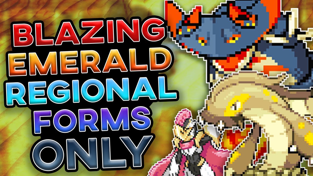 Pokemon Blazing Emerald But I Can Only Use Regional Pokemon! (Rom Hack)