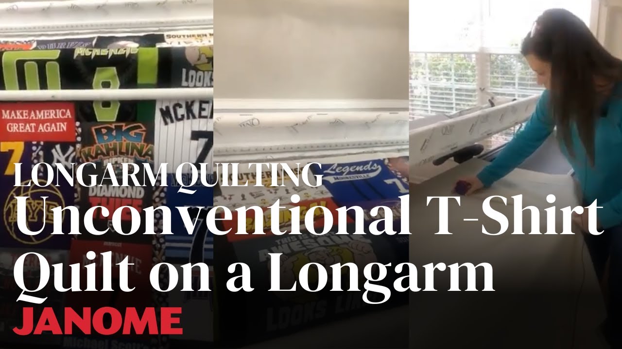 Unconventional T-Shirt Quilt on a Longarm with Kelley McKenzie