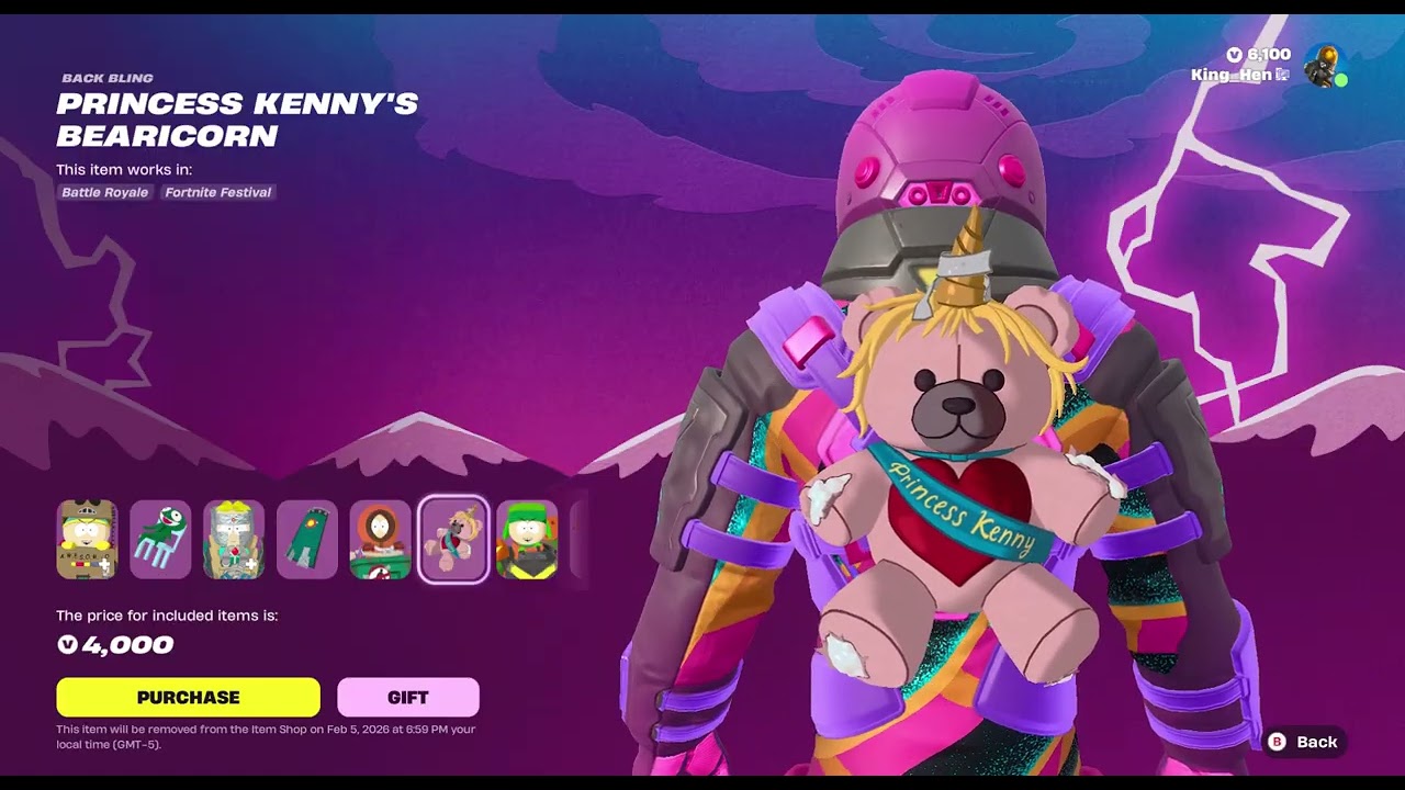 Fortnite x south park