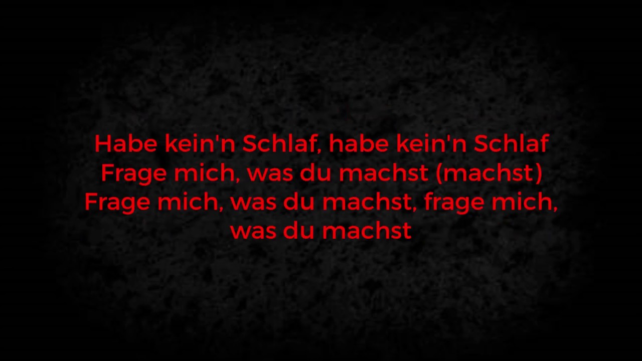 Nimo - KEIN SCHLAF feat. Hava (LYRICS) | Lyricemiker