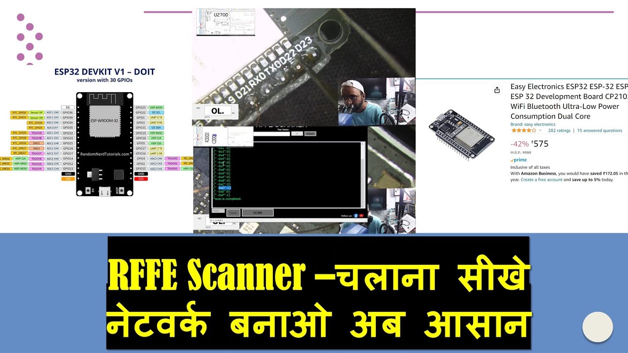 RFFE Scanner –चलाना सीखे  - Mobile नेटवर्क बनाओ अब आसान  ( Radio Off Solution )