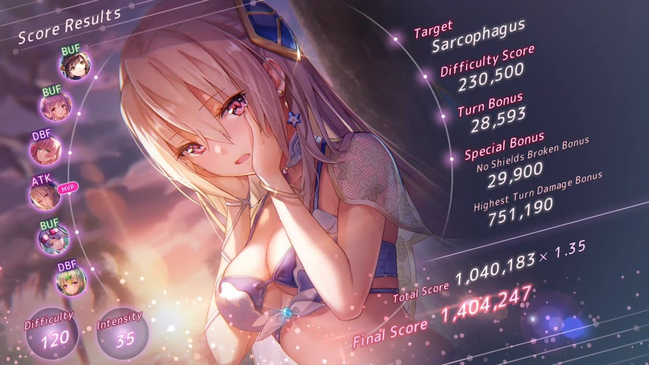 [Heaven Burns Red] Score Attack #18 - 1.4m with Yuina SS3