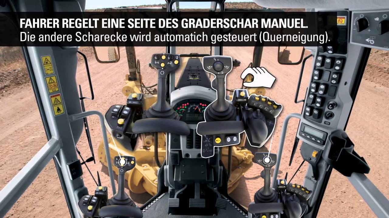 Cat&reg; Grade Control f&uuml;r Motorgrader | Cross Slope