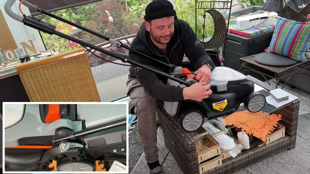 How to assemble Litheli Cordless Lawn Mower 13 Inch, U20 Handy+ 20V DIY