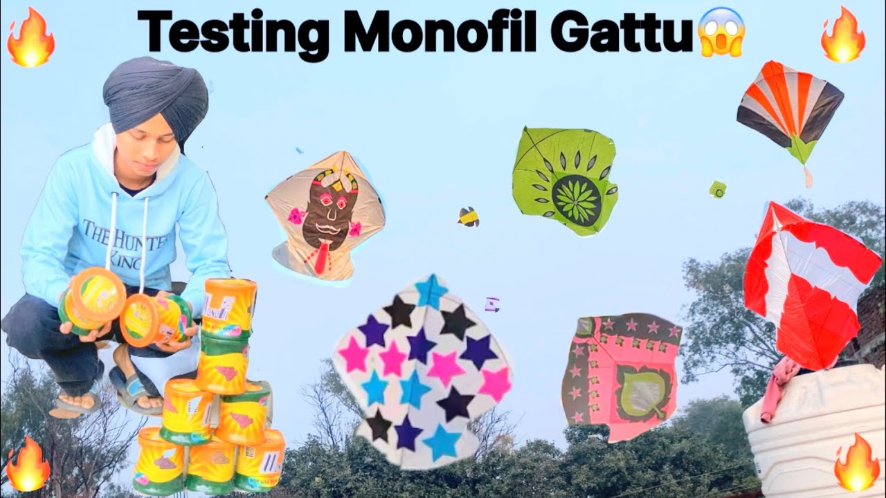 UNBOXING + TESTING 😱 MONOFILL GATTU😍 ( KITE ￼ FLYING ) 2026⛳️
