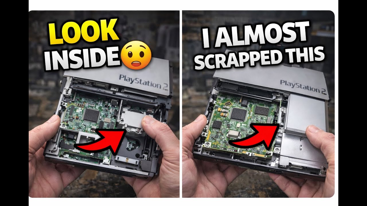 I Almost Threw This Away 😳 | What I Found Inside a Dead PlayStation 2…