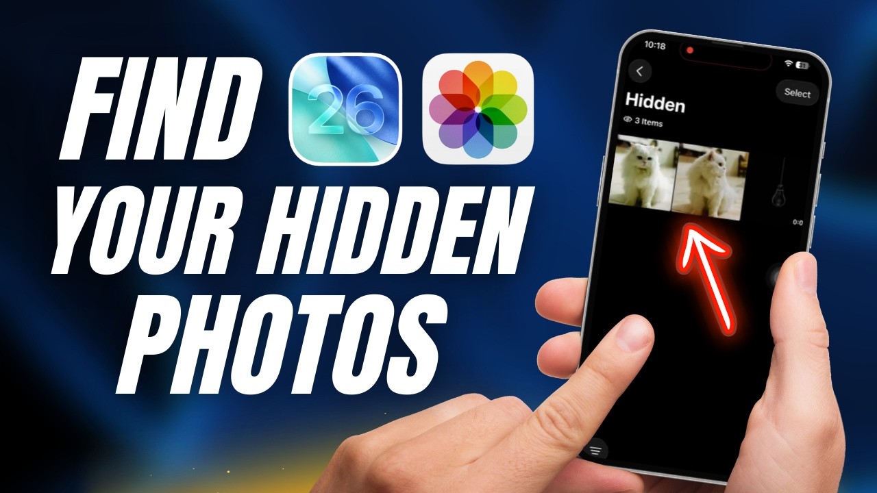 Как найти скрытые фотографии на iPhone с iOS 26 📱 Легко получайте доступ к своим личным изображениям