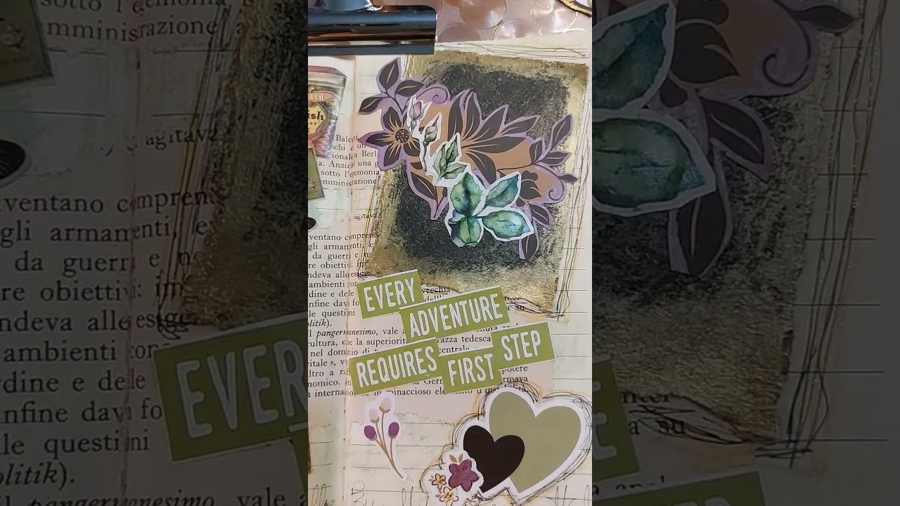 Tema in verde journaling, mia arte. 