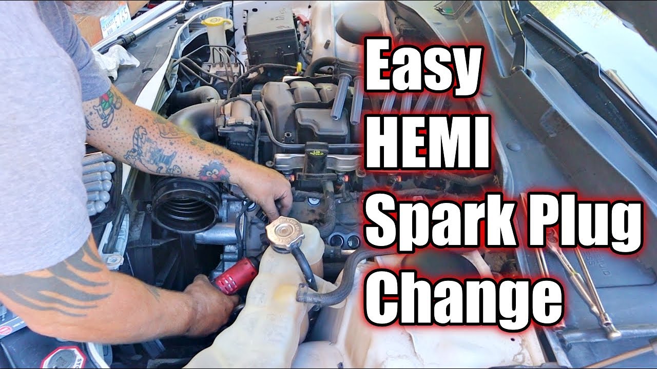 How to Change 5.7L HEMI Spark Plugs | 2017 Dodge Charger RT
