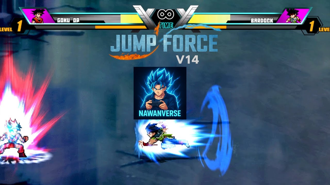 Jump Force Mugen V14 - Anime Battle Terheboh!! 🔥 Goku OP VS Bardock - Siapa Paling Kuat!?