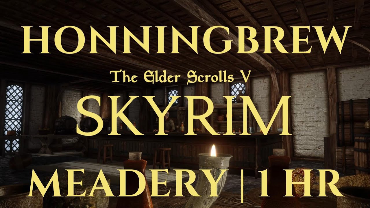 Honningbrew Meadery Ambience | 1 Hour Inside Skyrim's Famous Brewery | Cozy Mead Hall Sounds