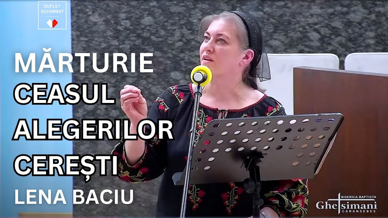 MARTURIE - CEASUL ALEGERILOR CEREȘTI - LENA BACIU