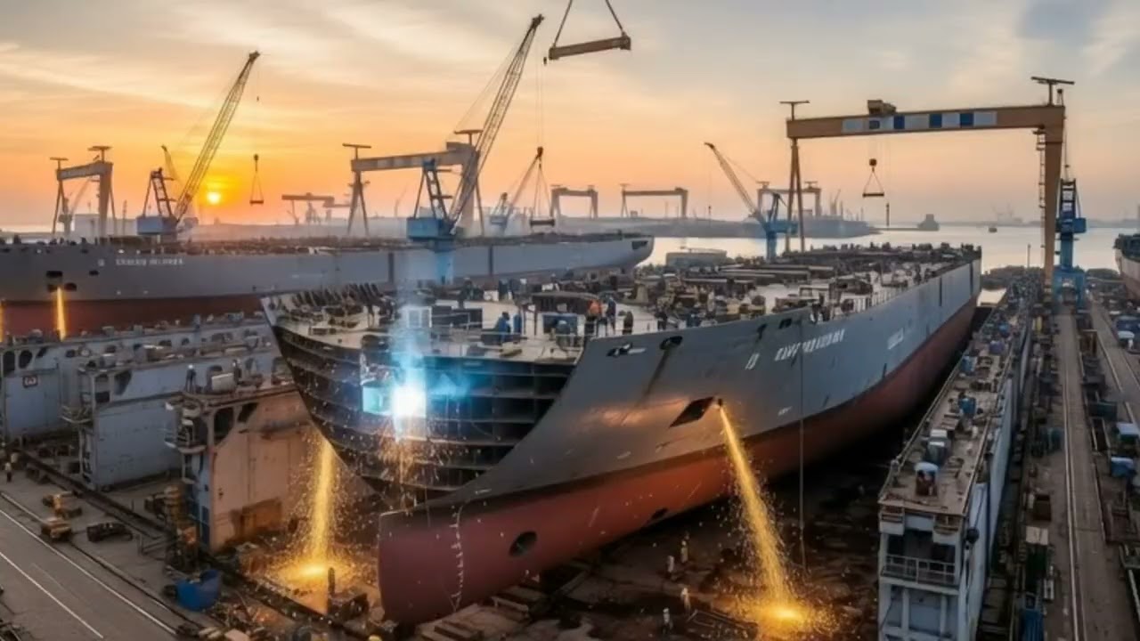 How Ships Are Made | Inside a Modern Shipyard