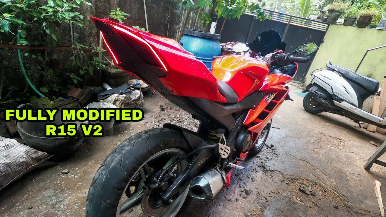 FULLY MODIFIED R15 V2 / SHORT REVIEW / YAMAHA / AKRAPOVIC / MODIFIED
