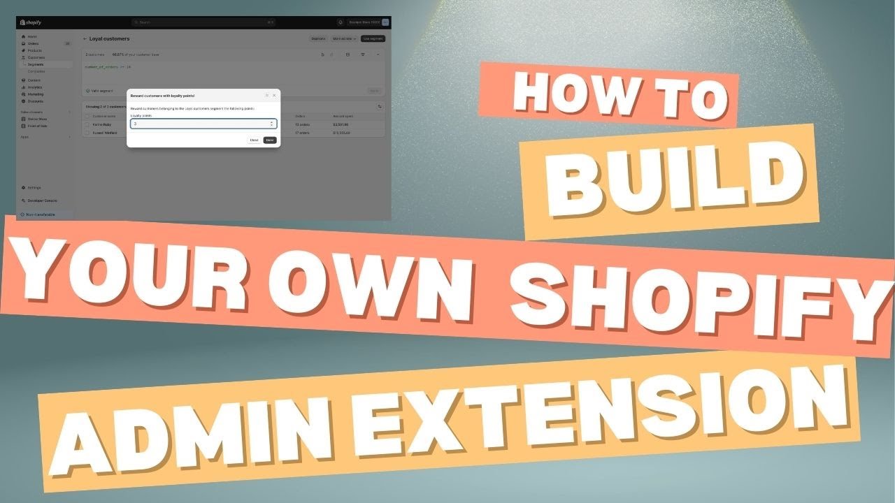Build on Shopify - How to build admin extension - Shopify Experts