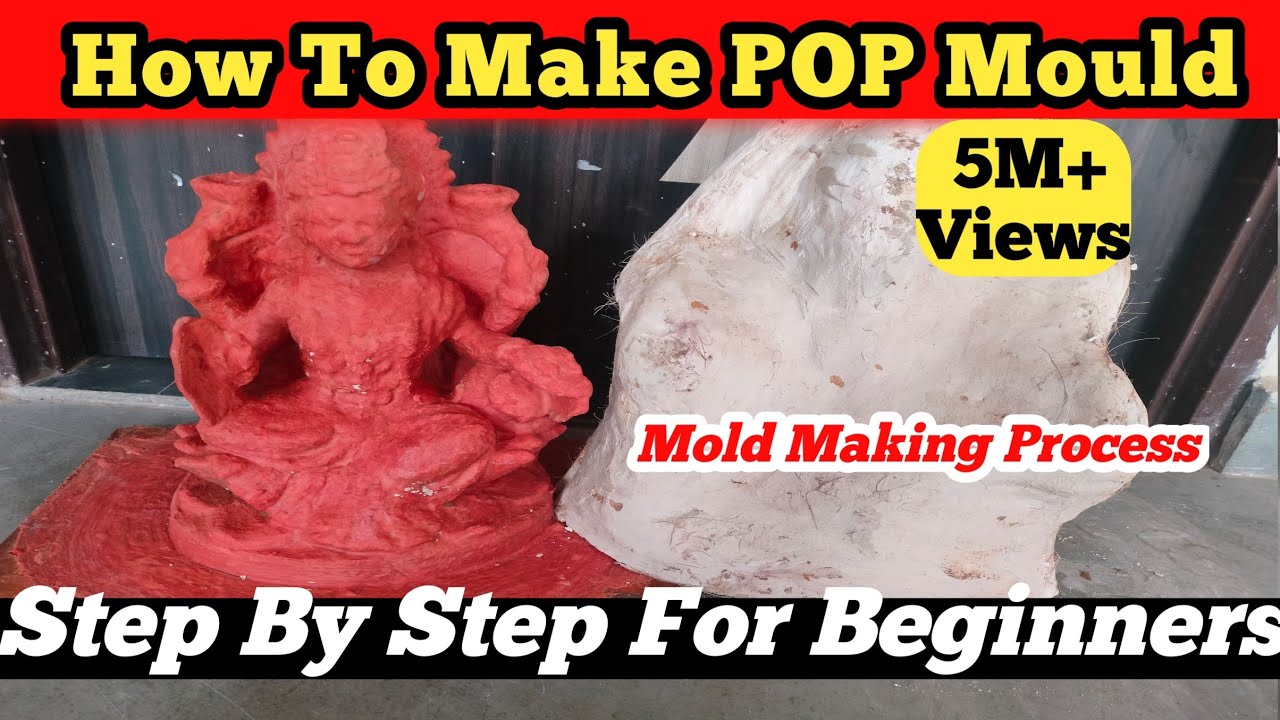 How To Make POP Mould, Mold Making Process Step By Step For Beginners #moulds #popmould #rubbermould