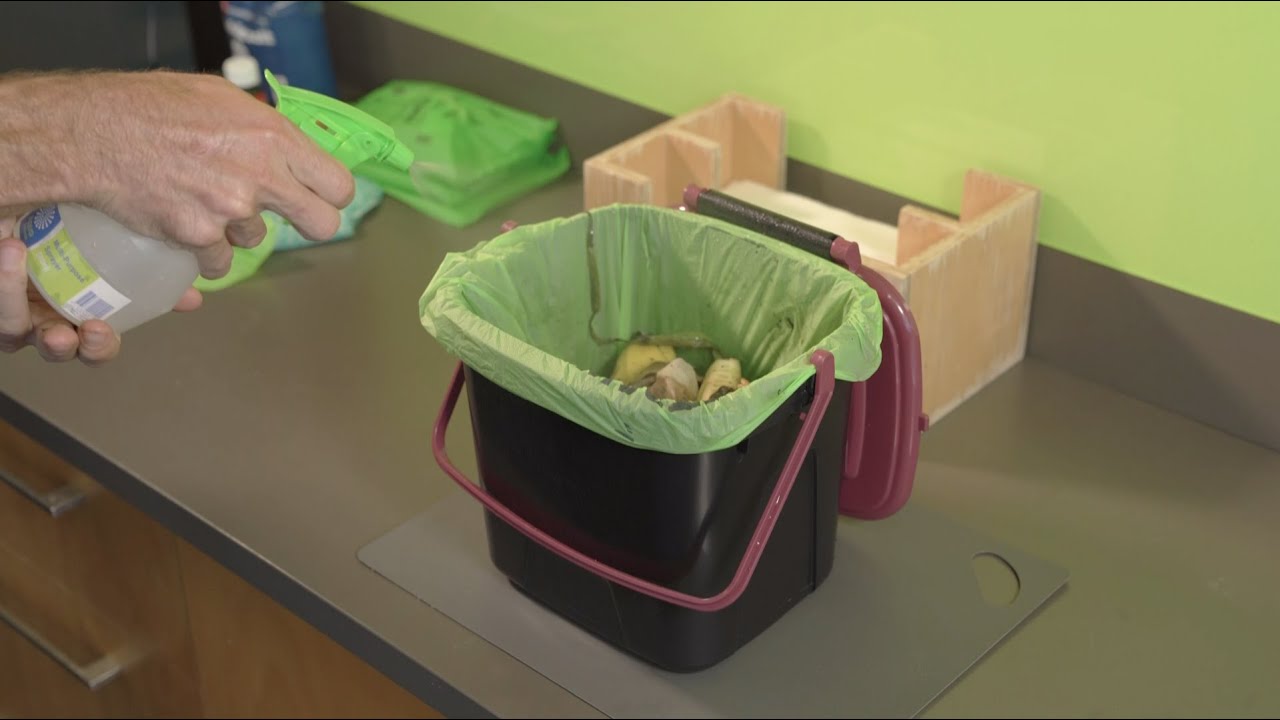 How to prepare your Food Waste kitchen bench top bin