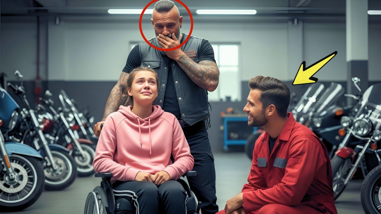 Poor Mechanic Helps Disabled Girl — Next Day Hells Angels Change His Life