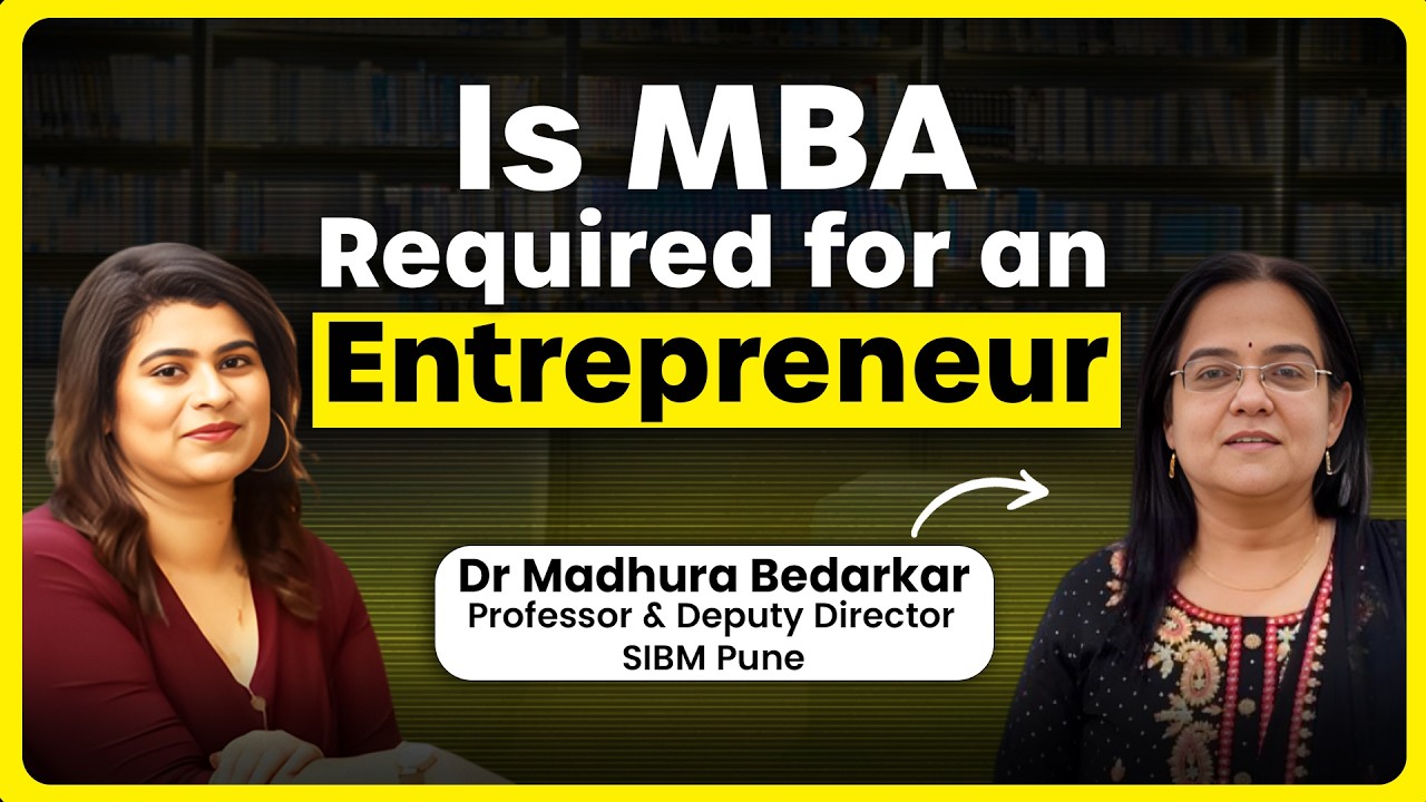 MBA in Innovation & Entrepreneurship at SIBM Pune | Dr. Madhura on Startups, Women & Impact