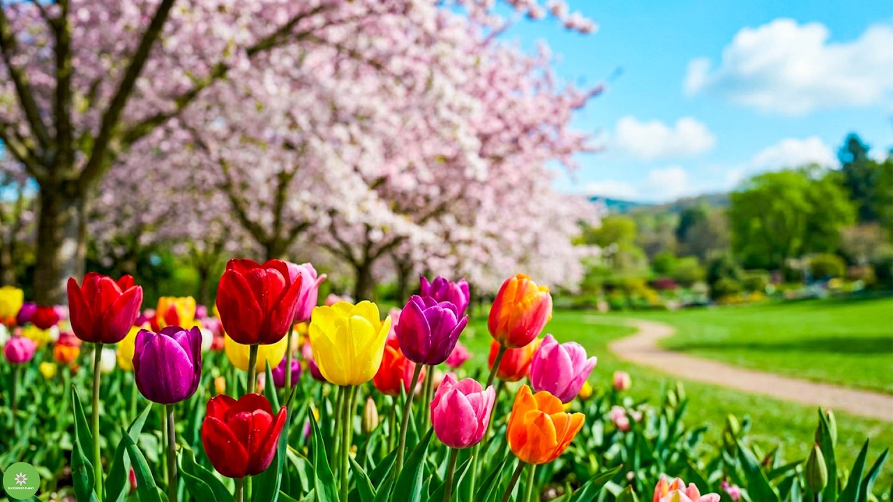 Beautiful Spring Melodies🌸 Relaxing music helps reduce stress, anxiety 🌿  Mind, body