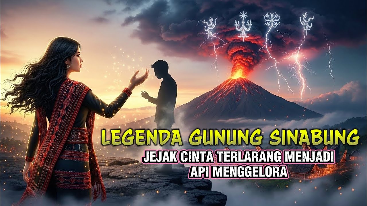 LEGENDA GUNUNG SINABUNG | TRAGEDI CINTA SI BERU DAN KUTUKAN YANG MENGUBAH TANAH KARO