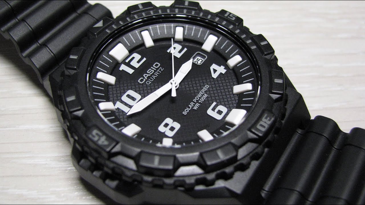 Casio MRW S300H 1BVCF Solar Powered Analog Sport Watch