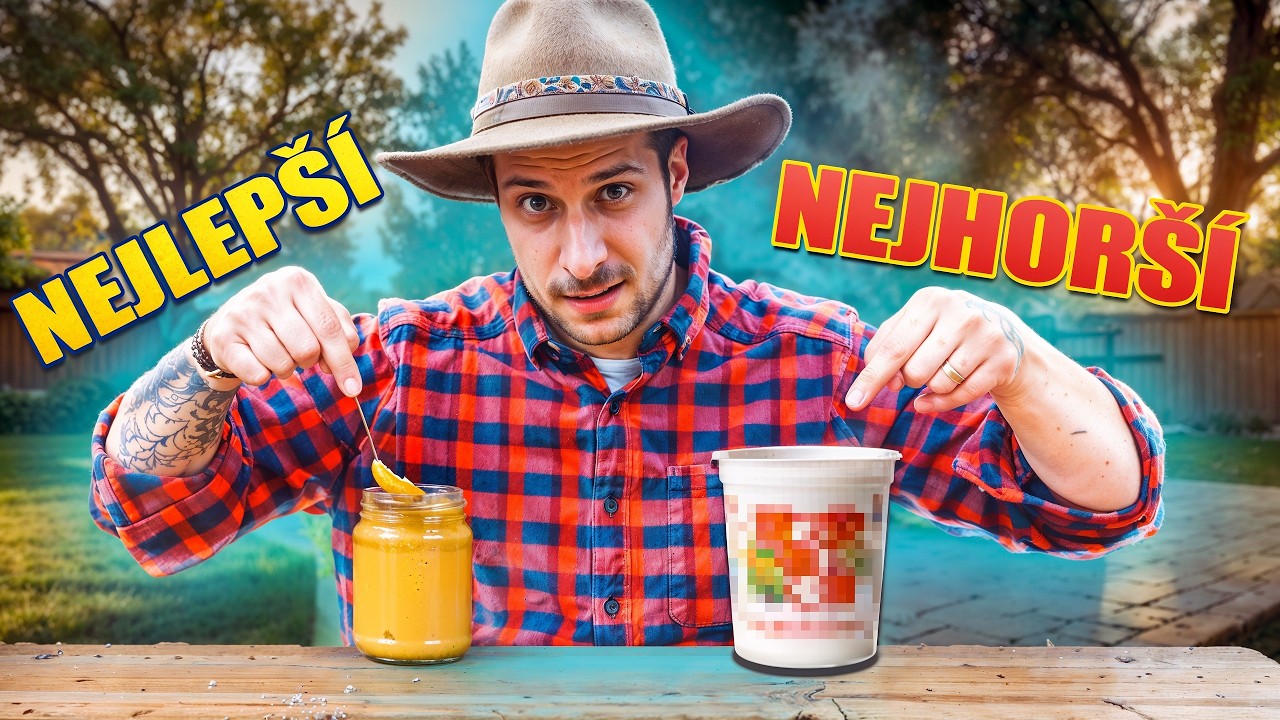 Testuji české plnotučné hořčice! Zjistím, která je nejlepší?!?