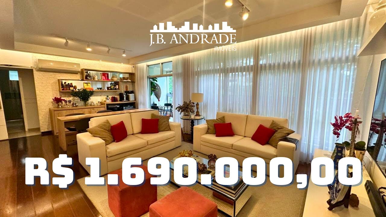Jardim Oceânico | Apartamento Reformado | 139 m² | 3 Quartos | 2 Vagas | R$ 1.690.000,00
