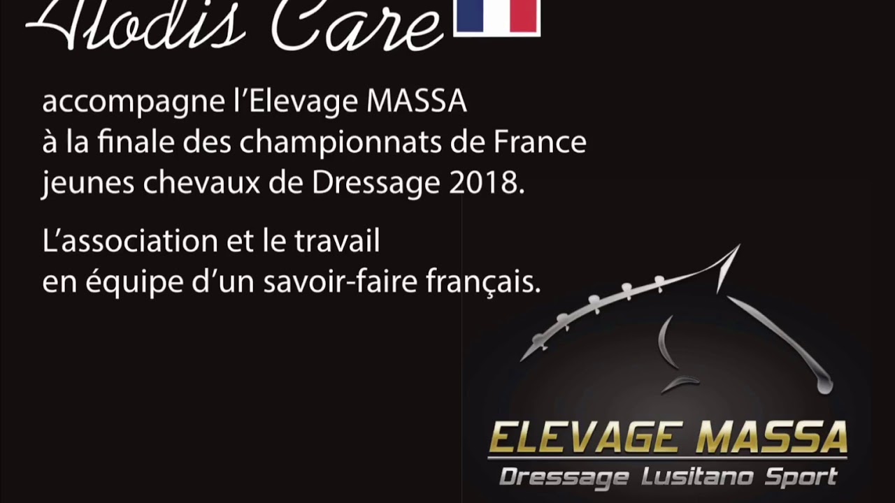 Championnats de France dressage 2018 Elevage Massa/Alodis Care