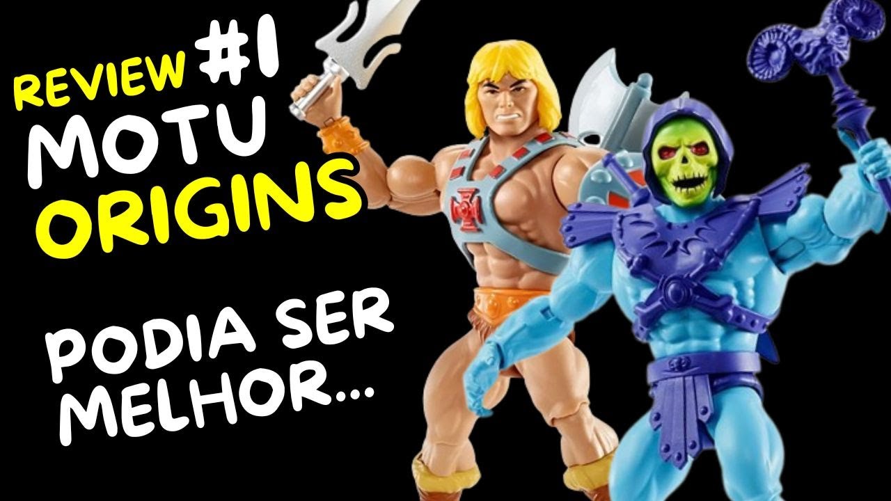 He-Man e Esqueleto MOTU Origins (Mattel) – Análise #1