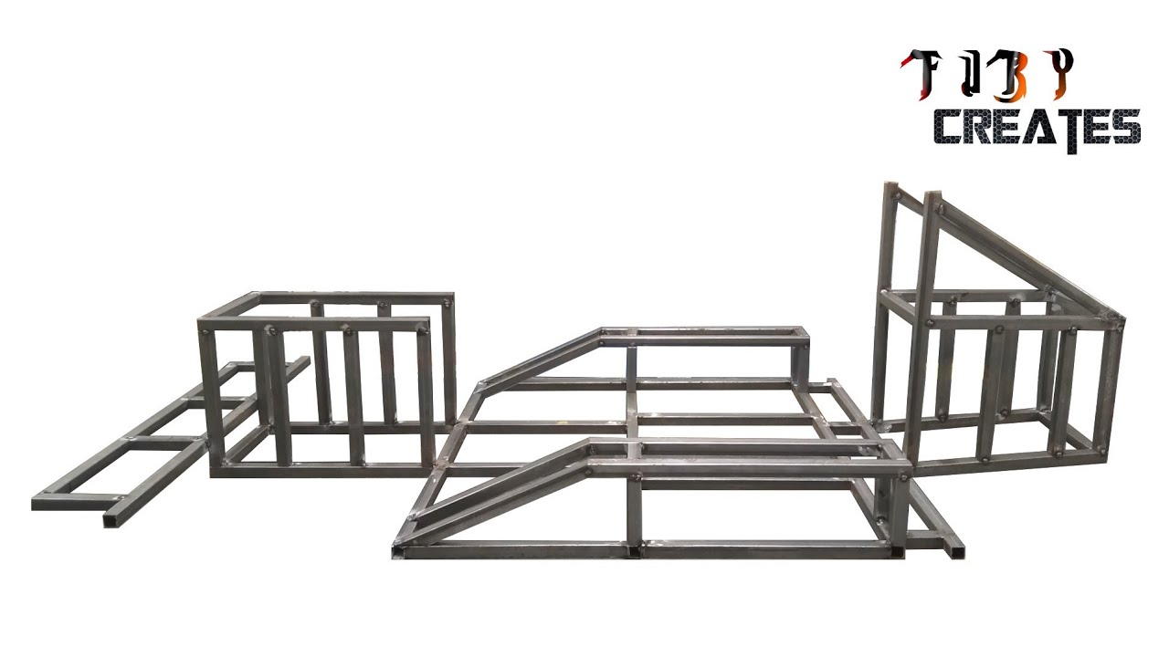 How to build car base chassis - from 3d model to steel frame - Escudo Pikes Peak RC Project