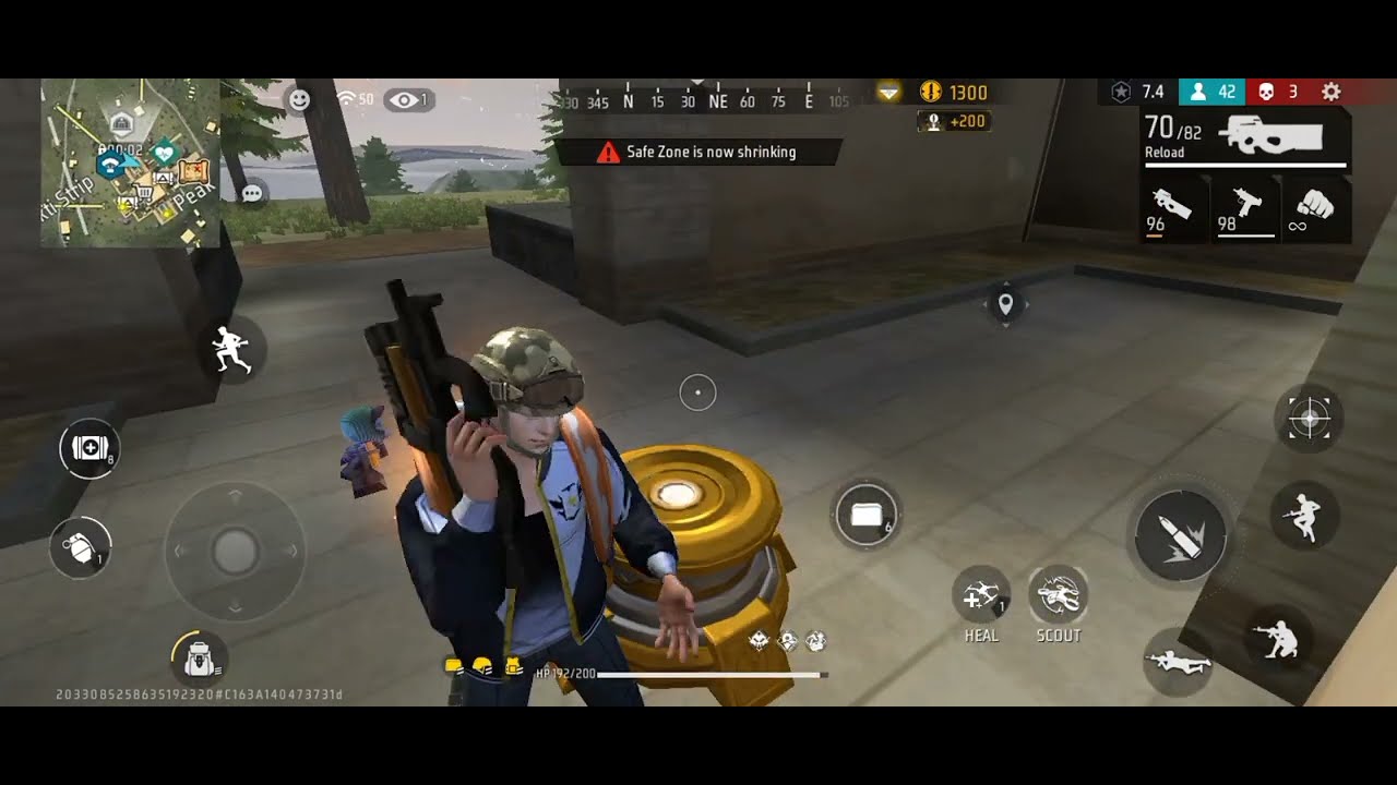 Garena free fire SOLO vs SOLO android mobile phone 